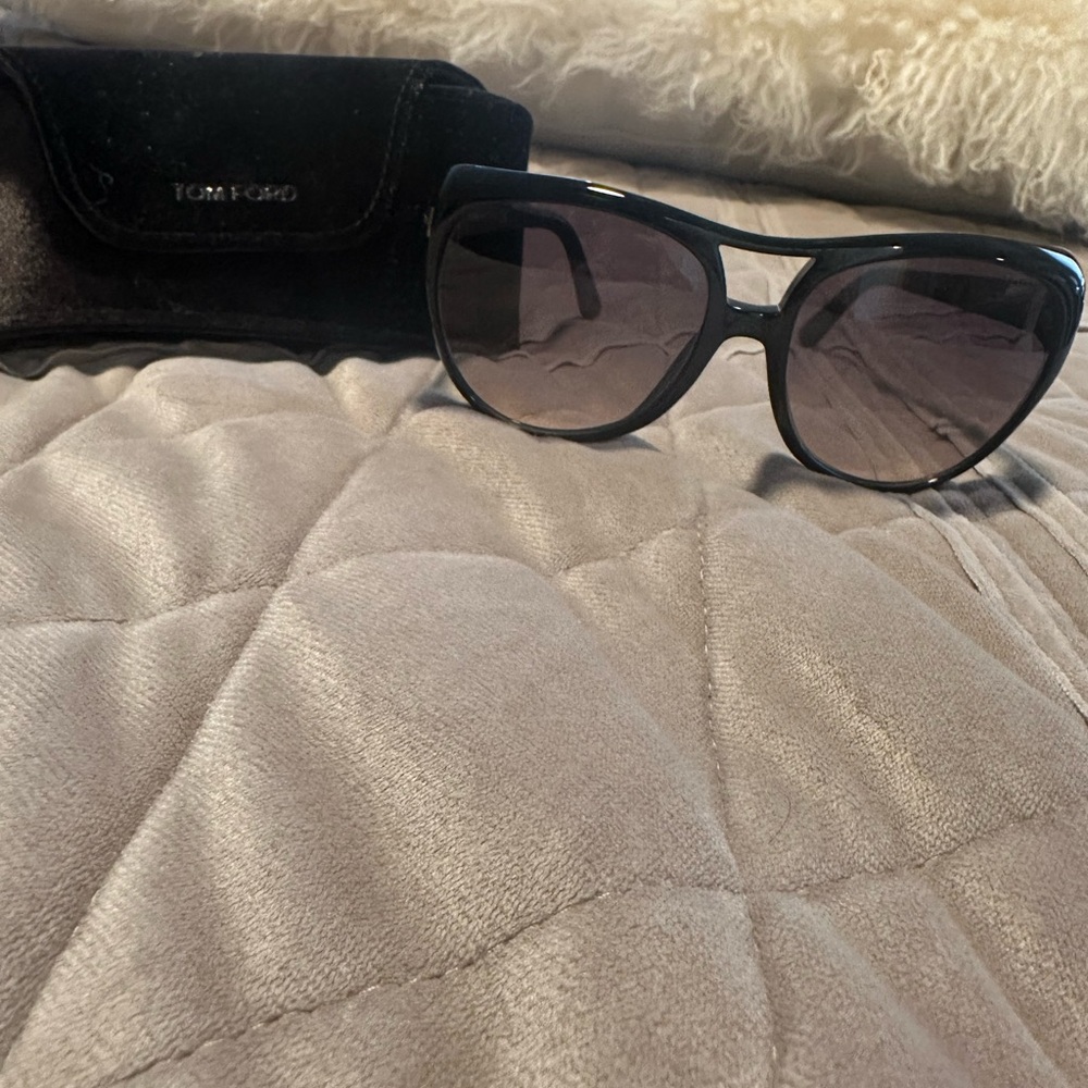 Tom Ford Black and Gray Sunglasses